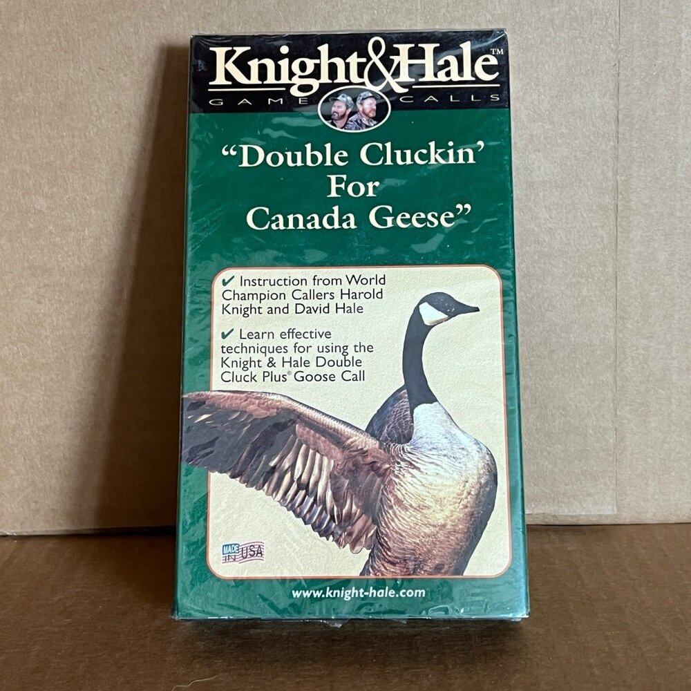 Knight & Hale "Double Cluckin' For Canada Geese" VHS Used